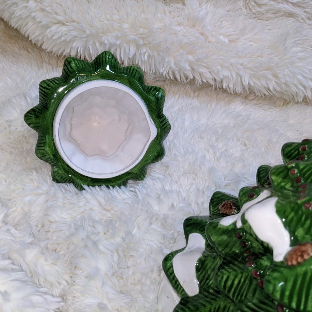 'Winter Enchantment' Santa Christmas Cookie Jar Circa 1999 - Picture 7 of 12